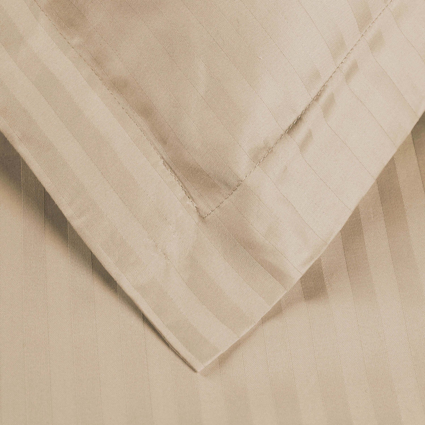 Superior Premium 600 Thread Count Egyptian Cotton Solid Duvet Cover Set - Beige