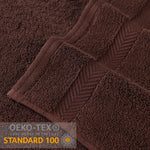 Zero Twist Cotton Ultra-Soft Absorbent Face Towel Washcloth Set of 12 - Face Towel by Superior