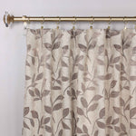Leaves Room Darkening Back Tabs Blackout Curtain Panels, Set of 2 - Blackout Curtains by Superior