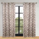 Leaves Room Darkening Washable Blackout Curtain Panels, Set of 2 - Blackout Curtains by Superior