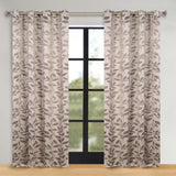 Leaves Room Darkening Washable Blackout Curtain Panels, Set of 2 - Blackout Curtains by Superior