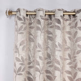 Leaves Room Darkening Washable Blackout Curtain Panels, Set of 2 - Blackout Curtains by Superior