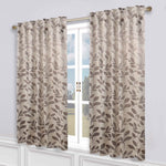Leaves Room Darkening Back Tabs Blackout Curtain Panels, Set of 2 - Blackout Curtains by Superior