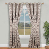 Leaves Room Darkening Washable Blackout Curtain Panels, Set of 2 - Blackout Curtains by Superior