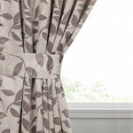 Leaves Room Darkening Washable Blackout Curtain Panels, Set of 2 - Blackout Curtains by Superior