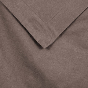 Superior Flannel Cotton Solid Modern Luxury Duvet Cover Set - Grey