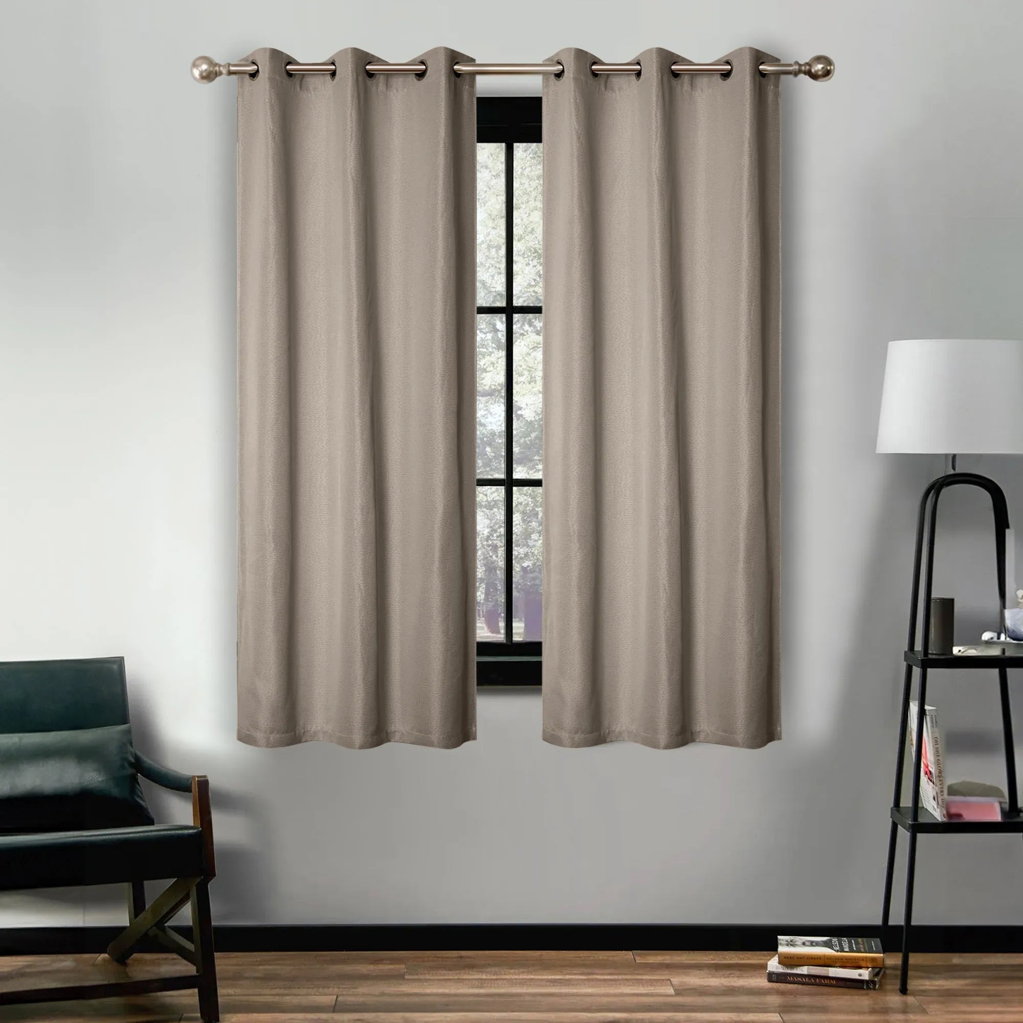 Linen Washable Room Darkening Blackout Curtains, Set of 2 - Blackout Curtains by Superior Brand