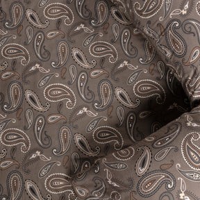 Superior Cotton Flannel Paisley Luxury Bed Sheet Set - Grey