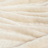 Superior Fleece Plush Medium Weight Fluffy Solid Decorative Blanket