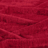 Superior Fleece Plush Medium Weight Fluffy Solid Decorative Blanket