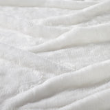 Superior Fleece Plush Medium Weight Fluffy Solid Decorative Blanket