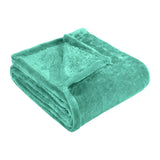 Fleece Plush Medium Weight Fluffy Soft Solid Decorative Blanket