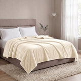 Superior Fleece Plush Medium Weight Fluffy Solid Decorative Blanket
