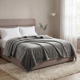 Superior Fleece Plush Medium Weight Fluffy Solid Decorative Blanket