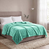 Superior Fleece Plush Medium Weight Fluffy Solid Decorative Blanket