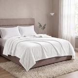 Superior Fleece Plush Medium Weight Fluffy Solid Decorative Blanket