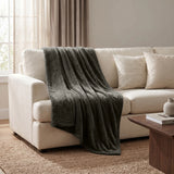 Superior Fleece Plush Medium Weight Fluffy Solid Decorative Blanket
