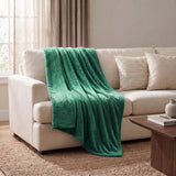 Superior Fleece Plush Medium Weight Fluffy Solid Decorative Blanket