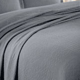 Fleur De Lis Jacquard Matelassé Cotton Medallion Bedspread Set - Bedspread by Superior Brand