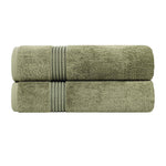 Heritage Egyptian Cotton Plush Absorbent Luxury Bath Towel Set of 2 - Bath Towel by Superior