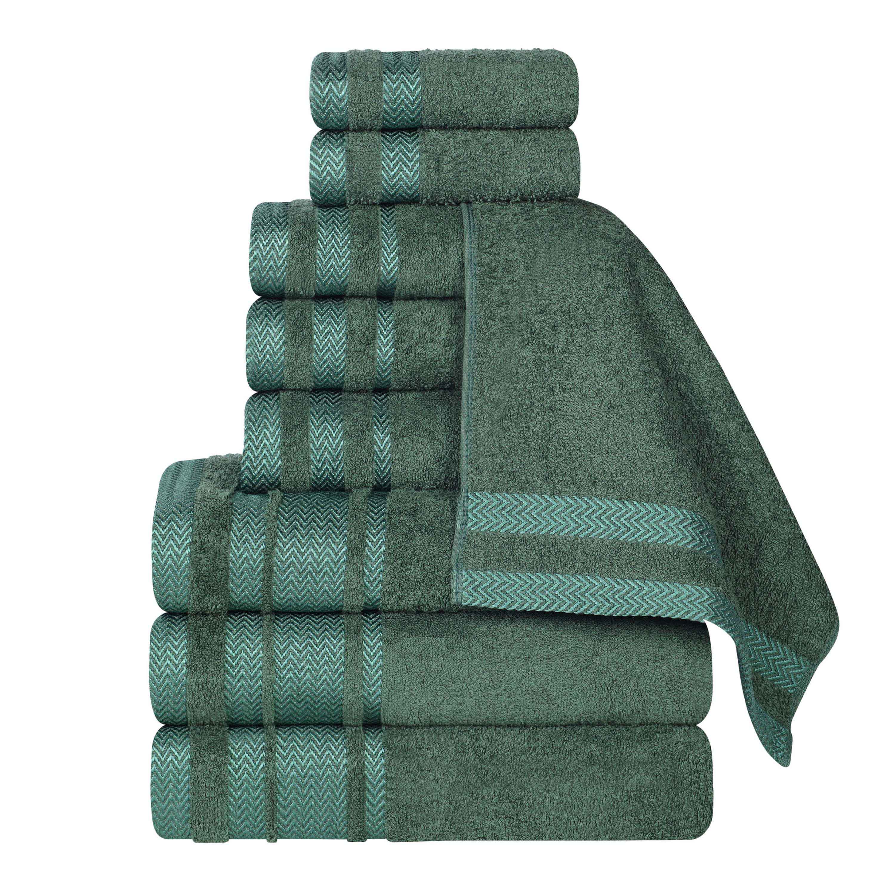 Hays Cotton Medium Weight 9 Piece Assorted Bathroom Towel Set - Towel Set by Superior Brand