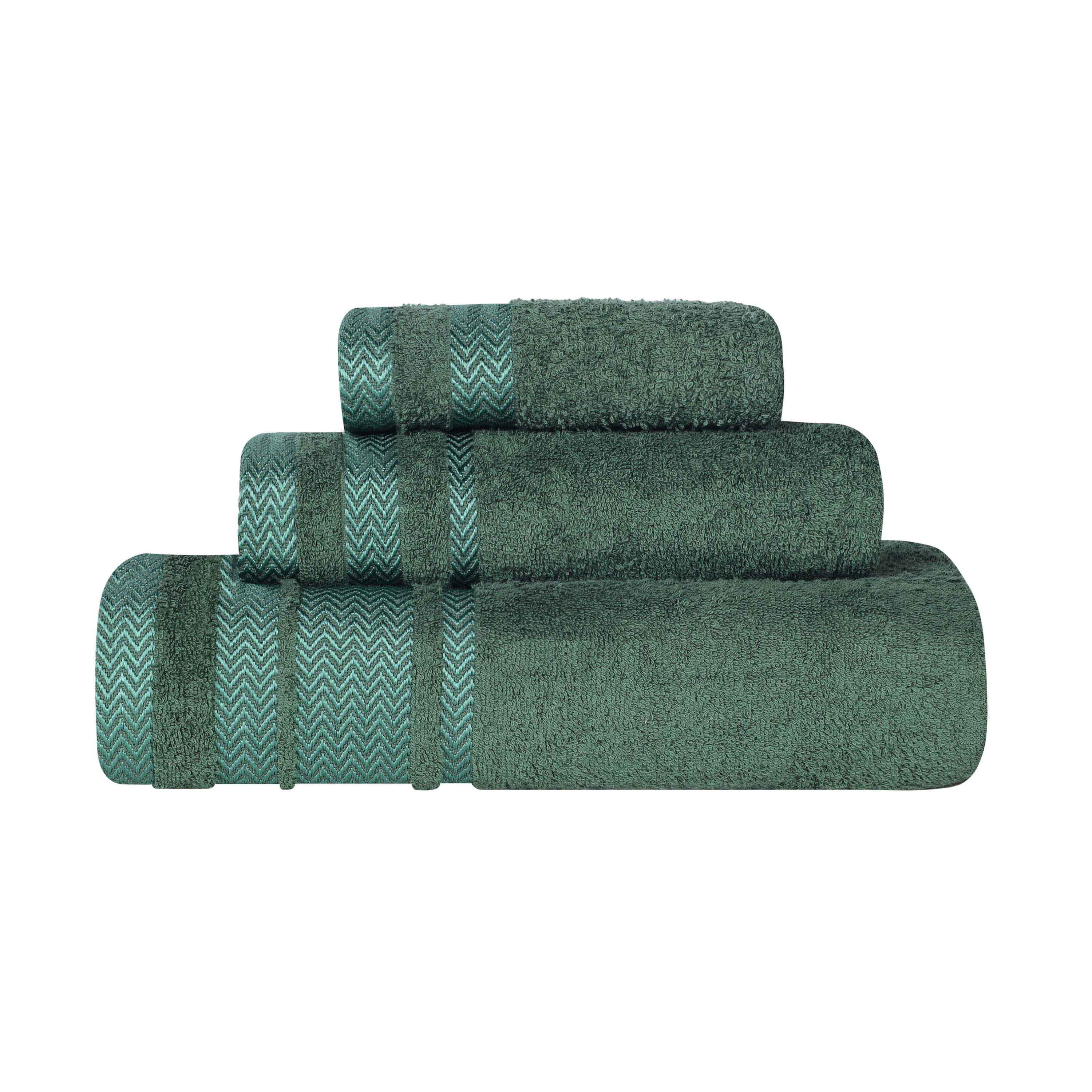 Hays Cotton Medium Weight 3 Piece Assorted Bathroom Towel Set - Towel Set by Superior Brand
