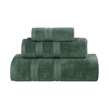 Smart Dry Zero Twist Cotton Medium Weight 3 Piece Assorted Towel Set - Towel Set by Superior Brand