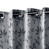Ghera Jacquard Curtain Panel Set with Grommet Top Header