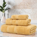 Smart Dry Zero Twist Cotton Medium Weight 3 Piece Assorted Towel Set - Towel Set by Superior Brand