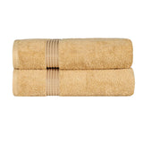 Heritage Egyptian Cotton Plush Absorbent Luxury Bath Towel Set of 2 - Bath Towel by Superior