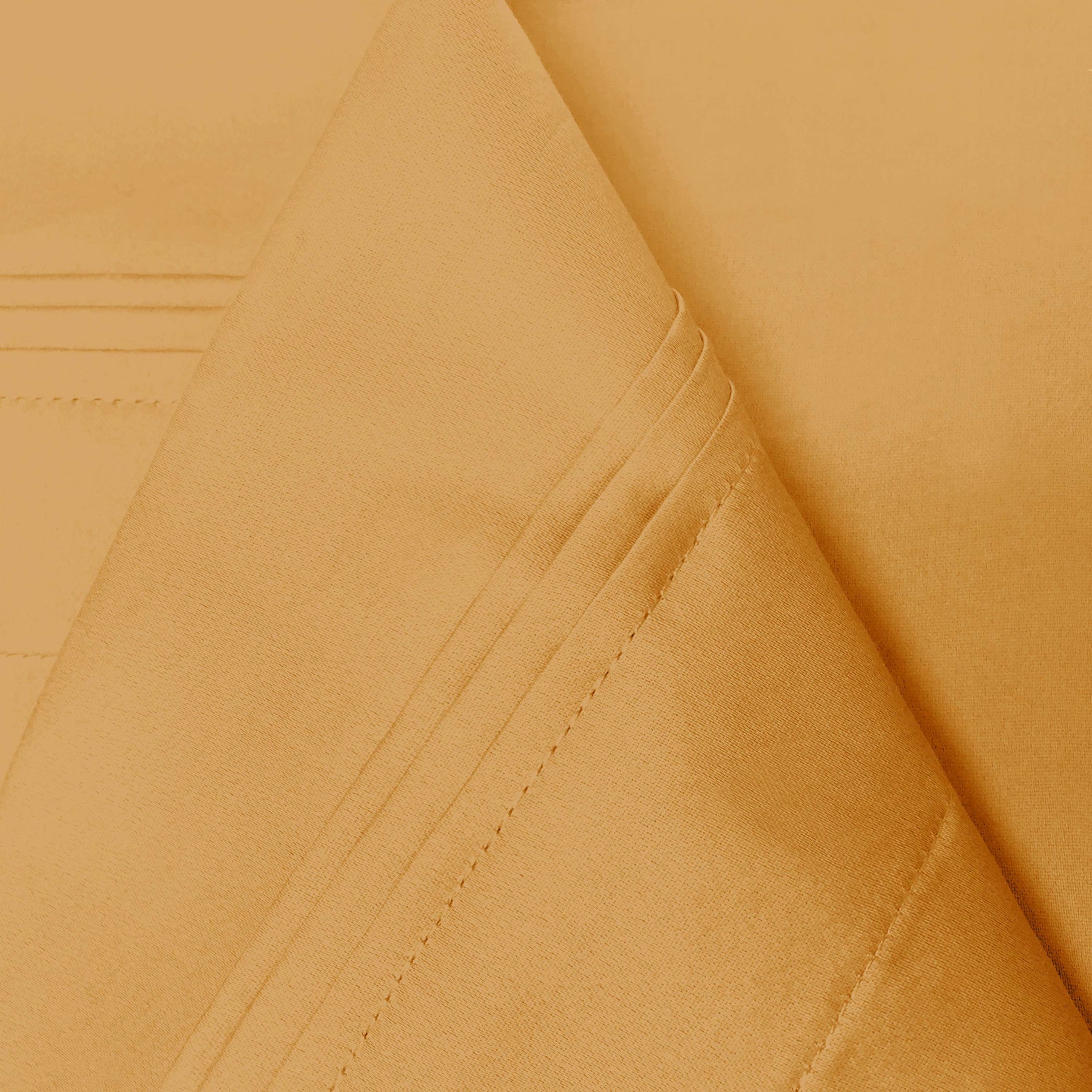 Egyptian Cotton 1500 Thread Count Eco Friendly Solid Sheet Set - Gold