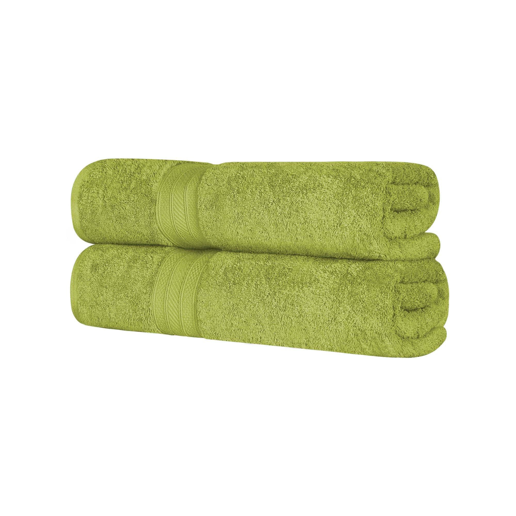 Atlas Cotton Heavyweight Absorbent Plush 2 Piece Bath Sheet Set - Bath Sheets by Superior Brand