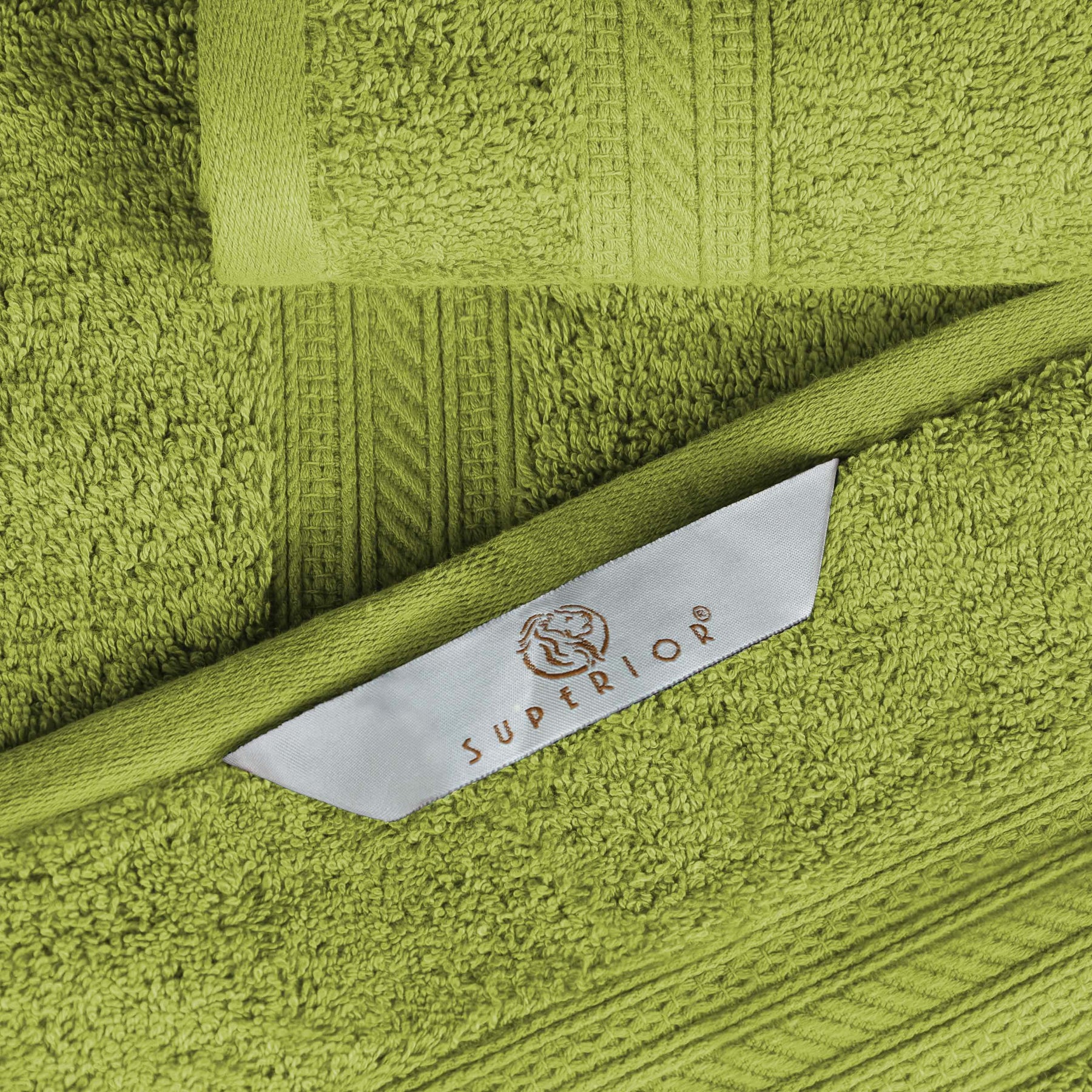 Cotton Heavyweight Absorbent Plush 8 Piece Towel Set - GreenEssense