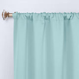 Solid Room Darkening Rod Pocket Blackout Curtain Panels, Set of 2 - Blackout Curtains by Superior