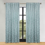 Leaves Room Darkening Back Tabs Blackout Curtain Panels, Set of 2 - Blackout Curtains by Superior