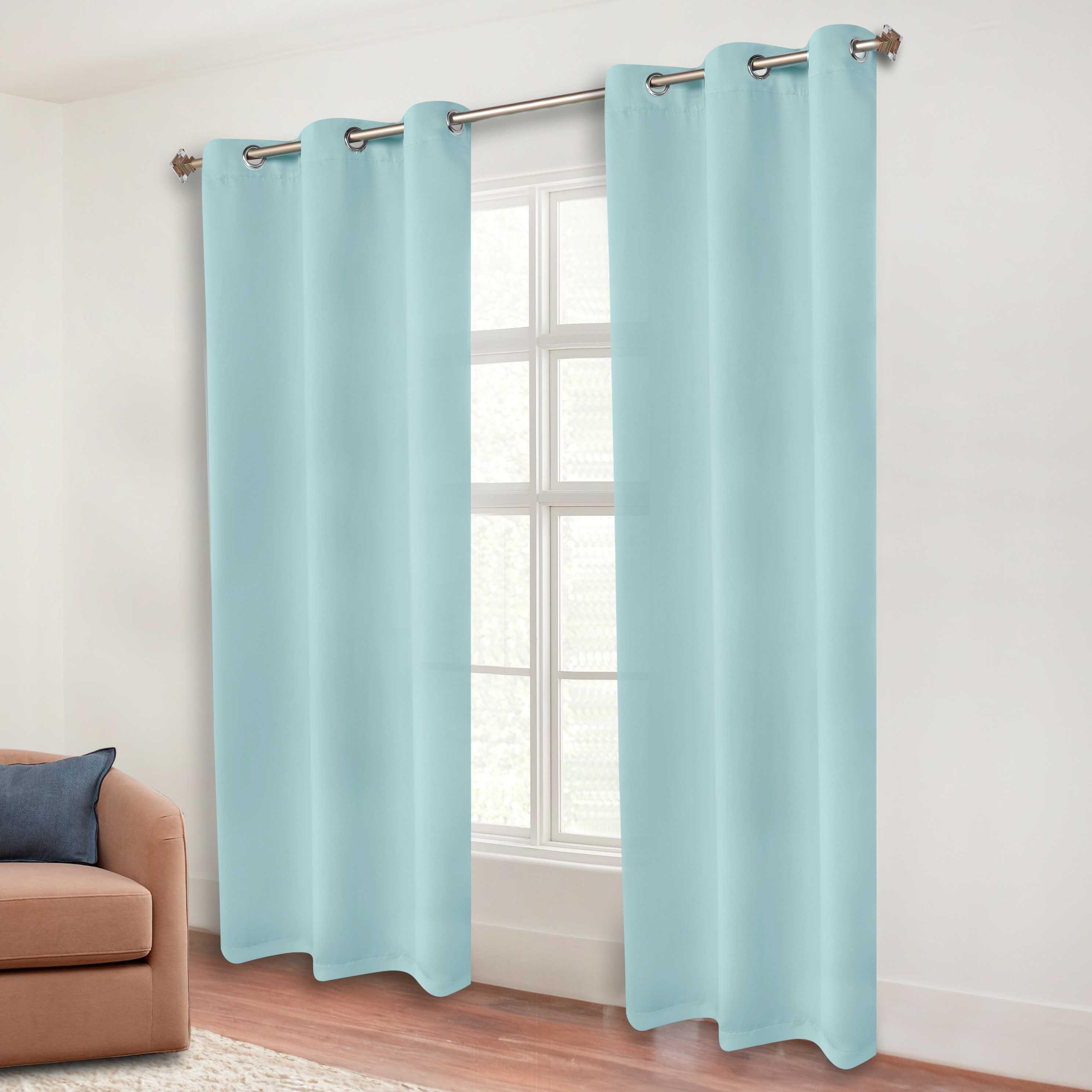 Classic Modern Solid Room Darkening Blackout Curtain Panels, Set of 2 - Blackout Curtains by Superior