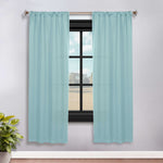 Solid Room Darkening Rod Pocket Blackout Curtain Panels, Set of 2 - Blackout Curtains by Superior