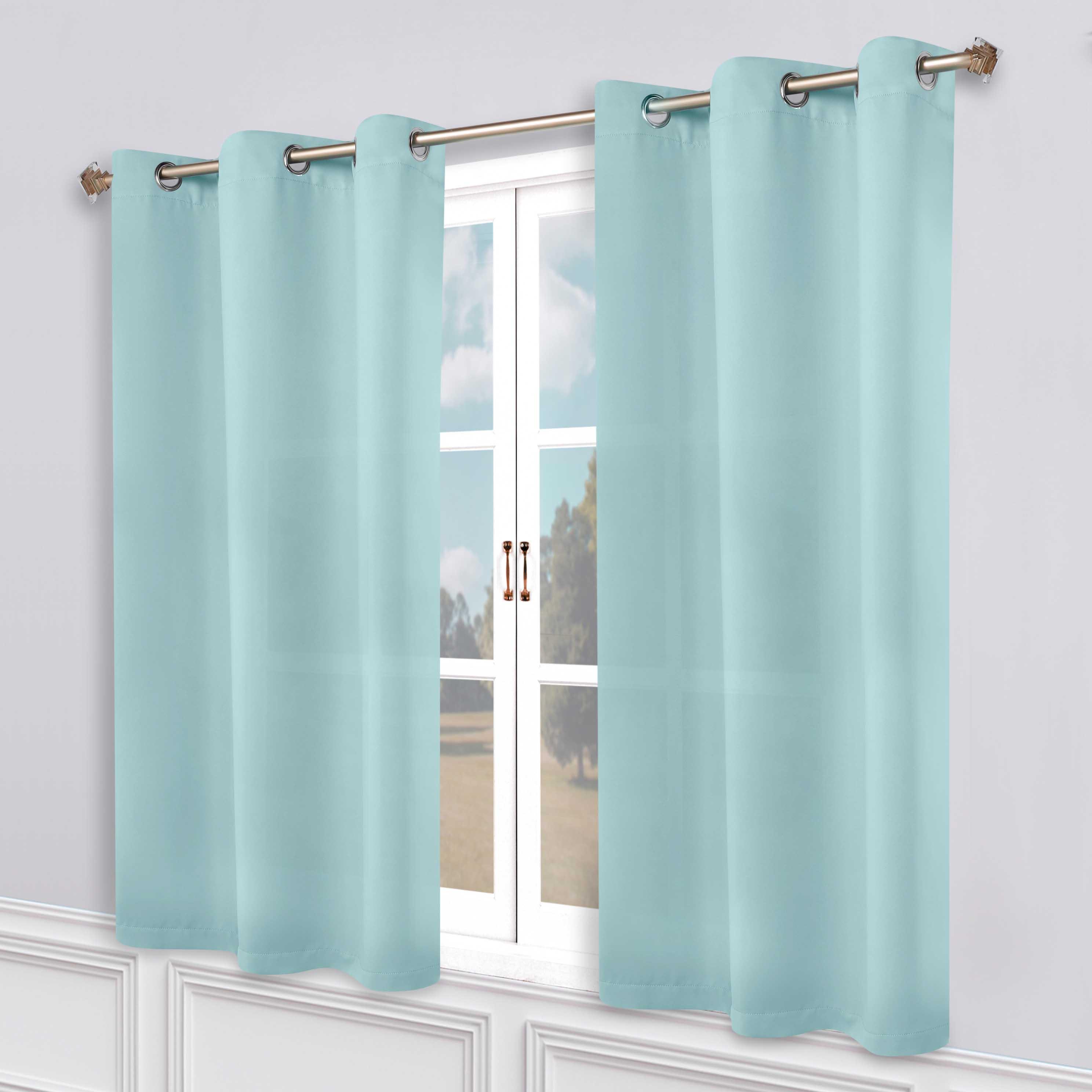 Classic Modern Solid Room Darkening Blackout Curtain Panels, Set of 2 - Blackout Curtains by Superior