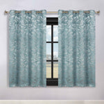 Leaves Room Darkening Washable Blackout Curtain Panels, Set of 2 - Blackout Curtains by Superior