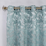 Leaves Room Darkening Washable Blackout Curtain Panels, Set of 2 - Blackout Curtains by Superior