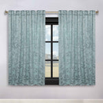 Leaves Room Darkening Back Tabs Blackout Curtain Panels, Set of 2 - Blackout Curtains by Superior