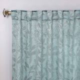 Leaves Room Darkening Back Tabs Blackout Curtain Panels, Set of 2 - Blackout Curtains by Superior