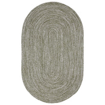 Reversible Braided Eco-Friendly Area Rug Indoor Outdoor Rugs - GreenWhite