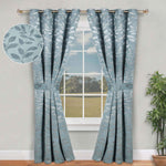 Leaves Room Darkening Washable Blackout Curtain Panels, Set of 2 - Blackout Curtains by Superior