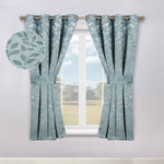 Leaves Room Darkening Washable Blackout Curtain Panels, Set of 2 - Blackout Curtains by Superior