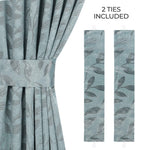 Leaves Room Darkening Washable Blackout Curtain Panels, Set of 2 - Blackout Curtains by Superior