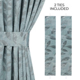 Leaves Room Darkening Washable Blackout Curtain Panels, Set of 2 - Blackout Curtains by Superior