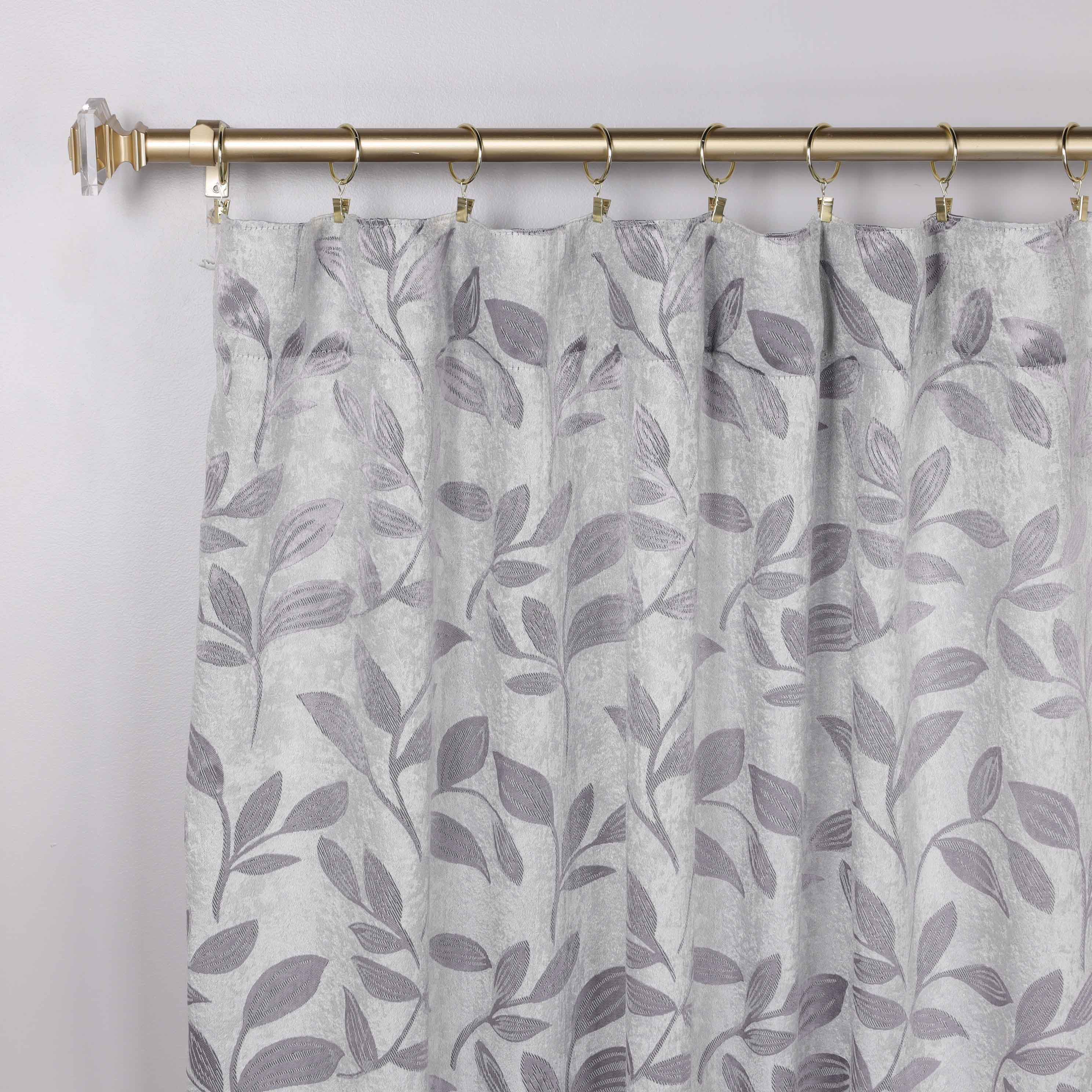 Leaves Room Darkening Back Tabs Blackout Curtain Panels, Set of 2 - Blackout Curtains by Superior