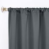Solid Room Darkening Rod Pocket Blackout Curtain Panels, Set of 2 - Blackout Curtains by Superior