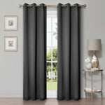 Solid Machine Washable Room Darkening Blackout Curtain 42 Inches - Blackout Curtains by Superior